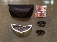 Smith Optics Silver Frame Men's Sunglasses Rare Retired with Case