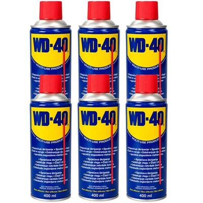 6x 400ml WD-40 Multifunktionsprodukt Vielzweckspray Spray Rostlöser Kriechöl