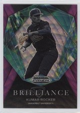 2022 Panini Prizm Draft Picks Brilliance Purple Wave Kumar Rocker #BR-KR 0u66