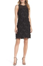 Michael Michael Kors Womens Feather Trim Dress Size 2