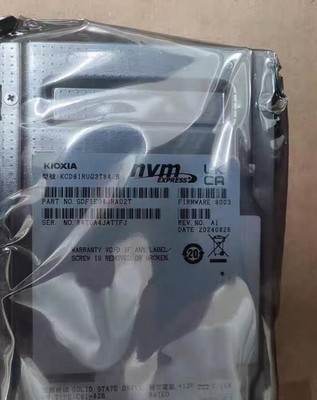 New Kioxia KCD81RUG3T84 CD8-R 3.84TB U.2 PCI Express 4.0 x4 (NVMe) SSD