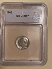 1962 Roosevelt Dime Silver Proof ICG PR67