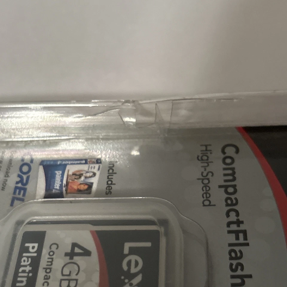 ¡NUEVO! Tarjeta de memoria flash compacta Lexar 4 GB Platinum II de alta velocidad Foto 3 de 3