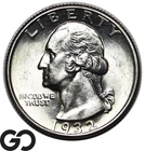 1932 Washington Quarter, Lustrous Solid Gem BU++