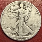 1929-D Walking Liberty Half Dollar. Free Shipping