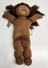 Vtg Cabbage Patch Kid African American Head #3 Black Sig. 1984
