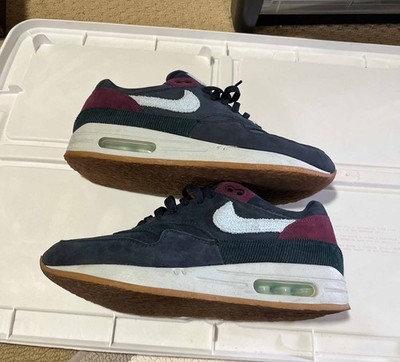 Nike Air Max 1 PRM Crepe Pack 'Dark Obsidian' (CD7861-400) - Size 9 Mens