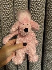 Jellycat Pink Poodle Dog Bunglie Tot Small 7" Retired Soft Plush Toy (a8)