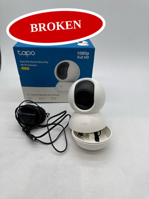 (BROKEN) TP-Link Tapo C200 Pan/Tilt Security Camera 1080p WiFi Baby Monitor