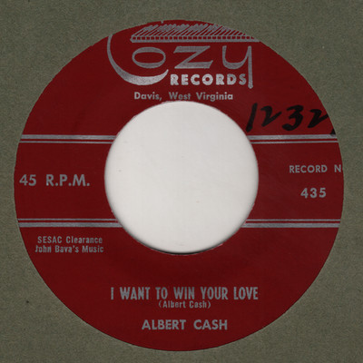 HILLBILLY - ALBERT CASH - I Want To Win Your Love/I'm Always Left Out COZY