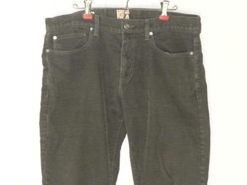 Pantalone J Crew uomo 34x34 grigio velluto a coste 484 elasticizzato chino slim fit gamba affusolata - Foto 3 di 12