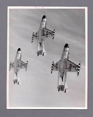DE HAVILLAND DH SEA VENOM FORMATION VINTAGE ORIGINAL ADMIRALTY PHOTO 4