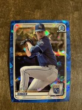 2020 Bowman Chrome Prospect Sapphire #BCP-42 Brady Singer  Kansas City Royals