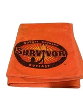 Survivor vintage beach towel outwit outplay outlast cbs Jeff probst