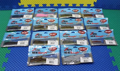 Z-MAN 10XTough ELAZTECH Baitz Finesse TRD TRD275 Series 8-PK CHOOSE YOUR COLOR!