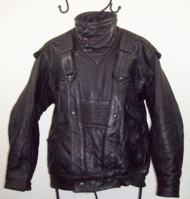 Blouson Homme En Cuir Marron - Taille 52 - Occasion En Très Bon état