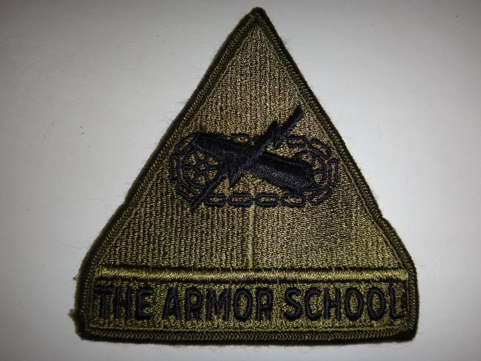 US Military THE ARMOR SCHOOL Subdued Patch