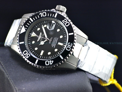 New Invicta Men's 45mm SOLID TITANIUM Pro Diver AUTOMATIC NH35A 200m Watch 0420