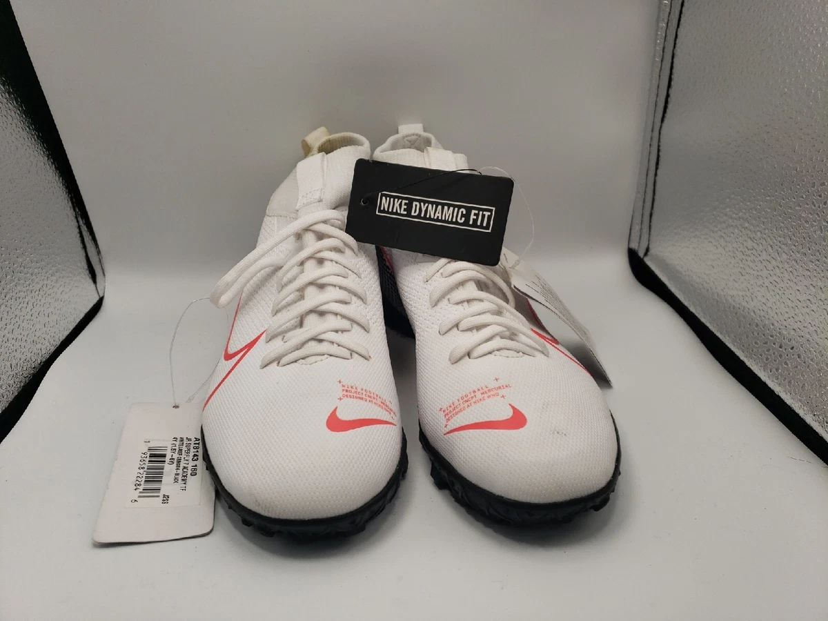 Nike Jr Mercurial Superfly CR7 Dynamic Fit Academy White Laster Crimson 4Y 1.5Y