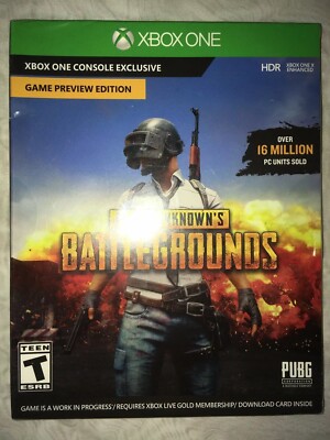 PlayerUnknown's Battlegrounds: Game Preview Edition (Microsoft Xbox One, 2017)