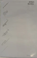 BAND NOTES- MUSIC  NOTE PAD