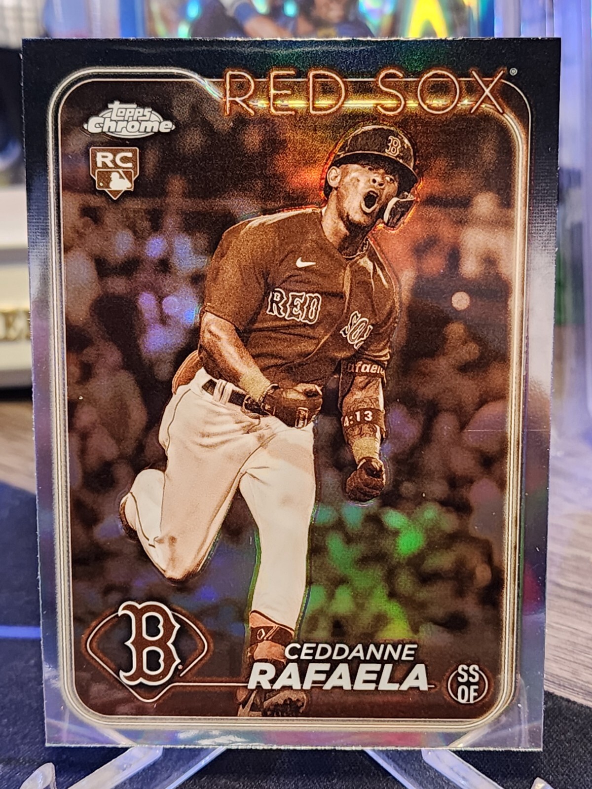 2024 Topps Chrome - Sepia Refractor #118 Ceddanne Rafaela (RC)