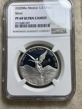 2020 1/2 oz Proof LIBERTAD MEXICO NGC PF 69  SilVER .999 Ultra Cameo