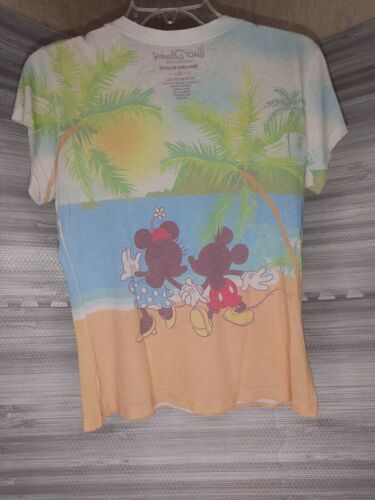 Camiseta vintage rara de Mickey y Minnie Mouse Walt Disney estampado completo Disney - Imagen 2 de 24