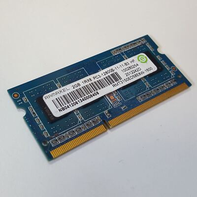 Ramaxel 2GB DDR3 RAM PC3-12800 1600Mhz non-ECC CL11 SoDimm  RMT3150ED58E8W-1600