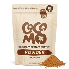 Cocomo Coconut Peanut Butter Powder Chocolate Organic Vegan Gluten Free