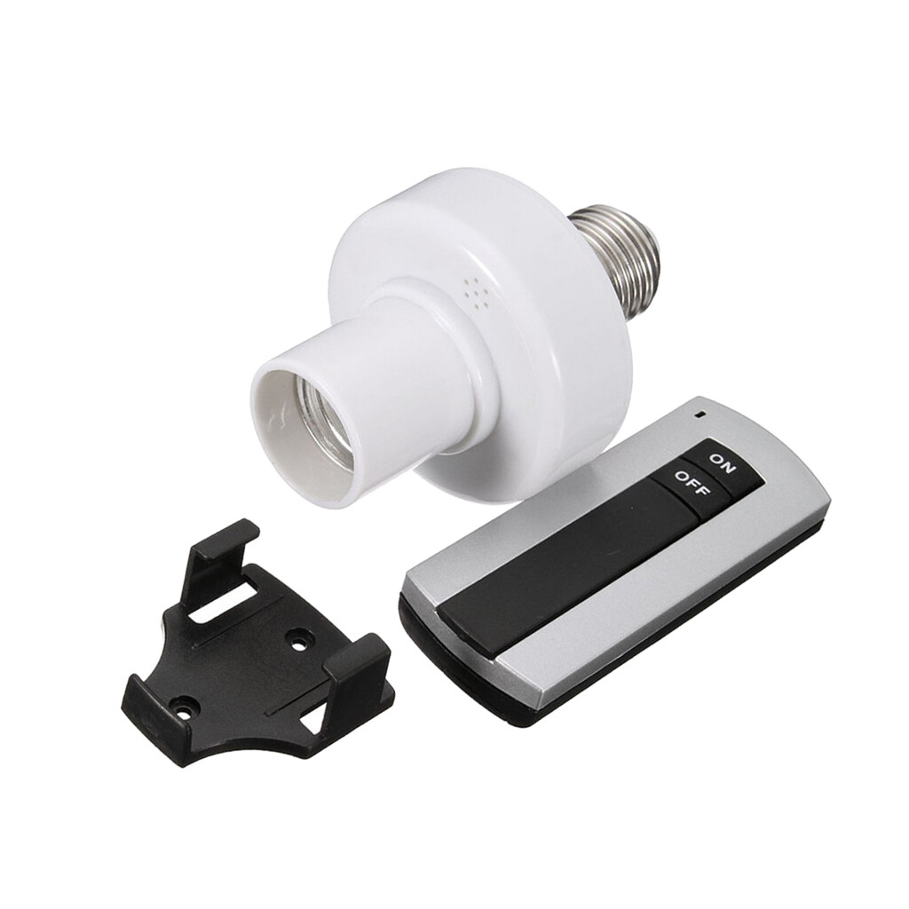 Kabellose Lampenfassung Mit Fernbedienung | 30 M Reichweite | Für E27-Lampen Bis 100W | Einfache Installation | 220V