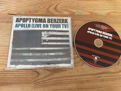 CD Gothic Apoptygma Berzerk - Apollo (Live On Your TV) (2 Song) MCD SONY GUN sc