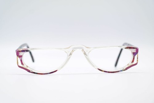 Lunettes De Soleil Vintage Silhouette 1020 NOS - Acétate Rouge-brun Transparent Ovale, Neuves