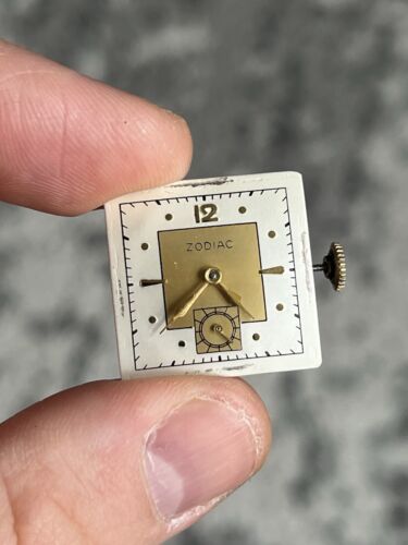 Vintage Zodiac Manual Wind Watch Runs - Picture 8 of 10