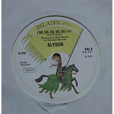 ALYSON I DO, DO, DO, DO 7'' 1976 UK