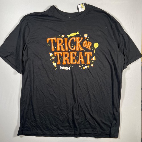 Hyde & EEK! Boutique Men's Big & Tall Halloween Pajama T-Shirt Black 3XLT