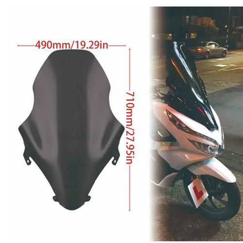 Parabrisas doble burbuja motocicleta visera parabrisas Honda PCX125 PCX150 18-19 - Imagen 4 de 5