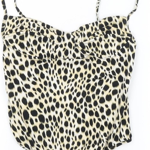 Motel Womens AnimalCotton Blend Unitard One-Piece Size S - Picture 11 of 12
