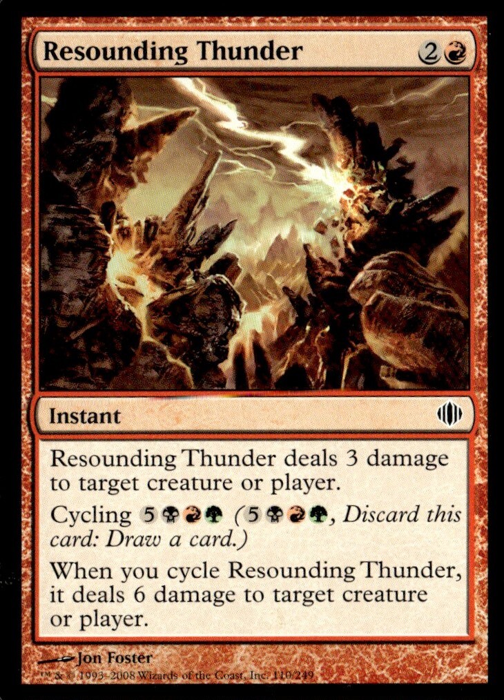 2010 Magic Online Theme Decks Resounding Thunder Box/Common #A61