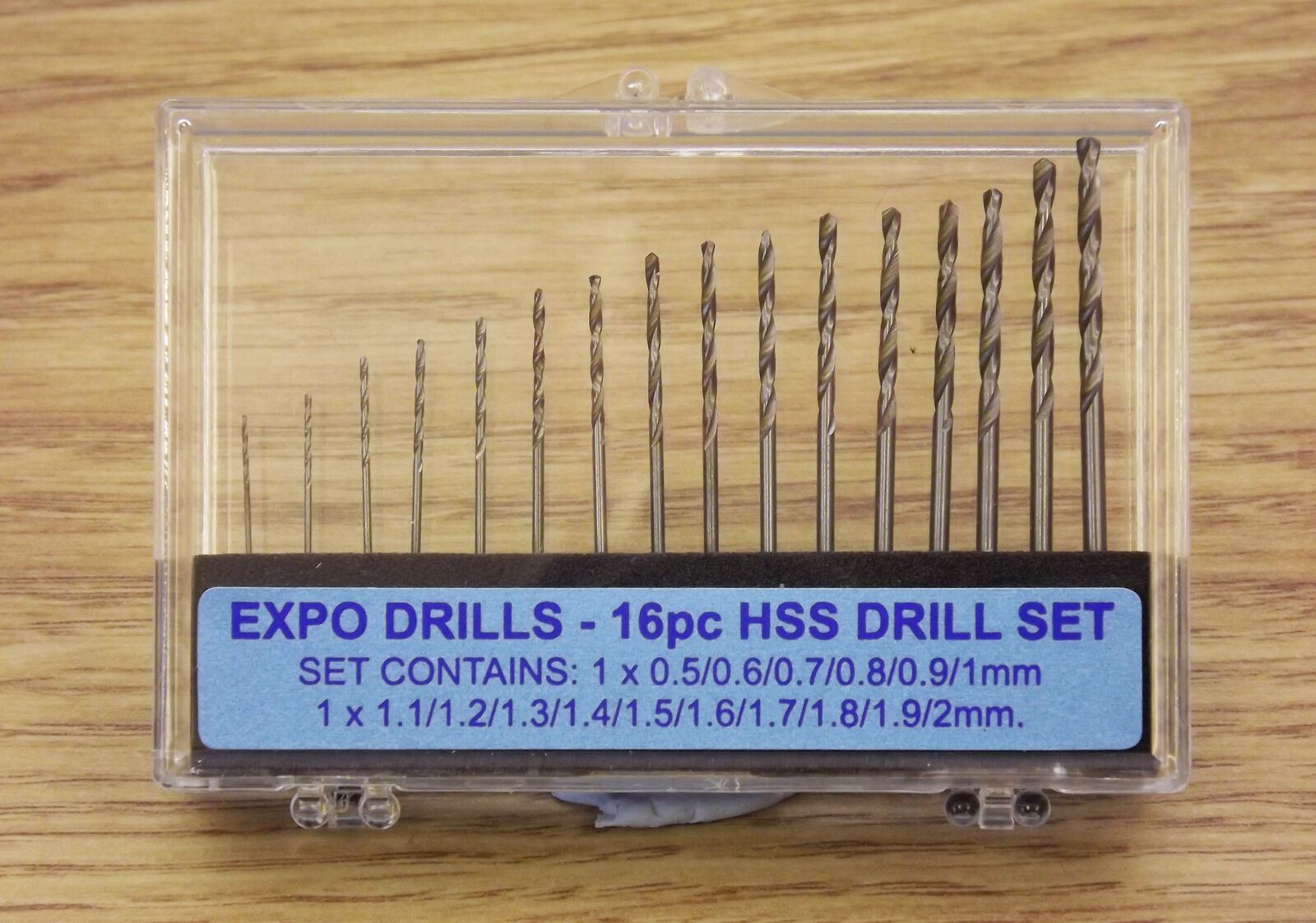 16pc HSS Twist Drill Set Expotools 11516