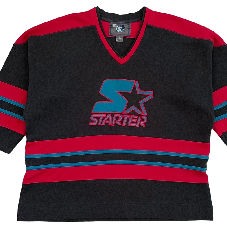 Sudadera Jersey Algodón Logo Starter Vintage Años 90 Talla Grande Foto 3 de 4