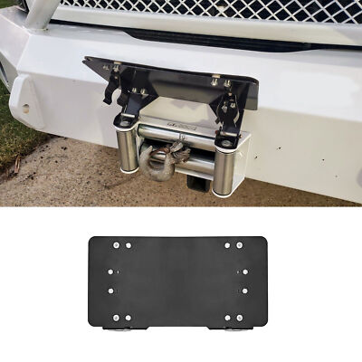 8 3/4 Inch Holder License Plate Mount For Winch Roller Fairlead Mounting Bracket