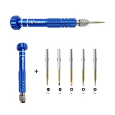 5-in-1 Multifunctional Small Screwdriver, PTSLKHN Eyeglass Screwdriver, S2 St...