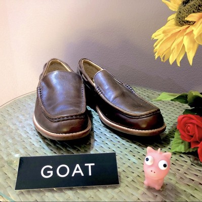 UGG Via Ponte Brown Leather Loafers Size 7.5 Men display picture 3