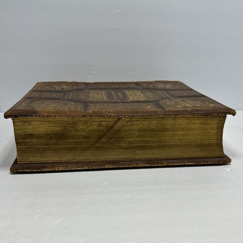 1870 Antique Family Holy Bible leather Post Civil War J.R. Jones - Picture 5 of 24