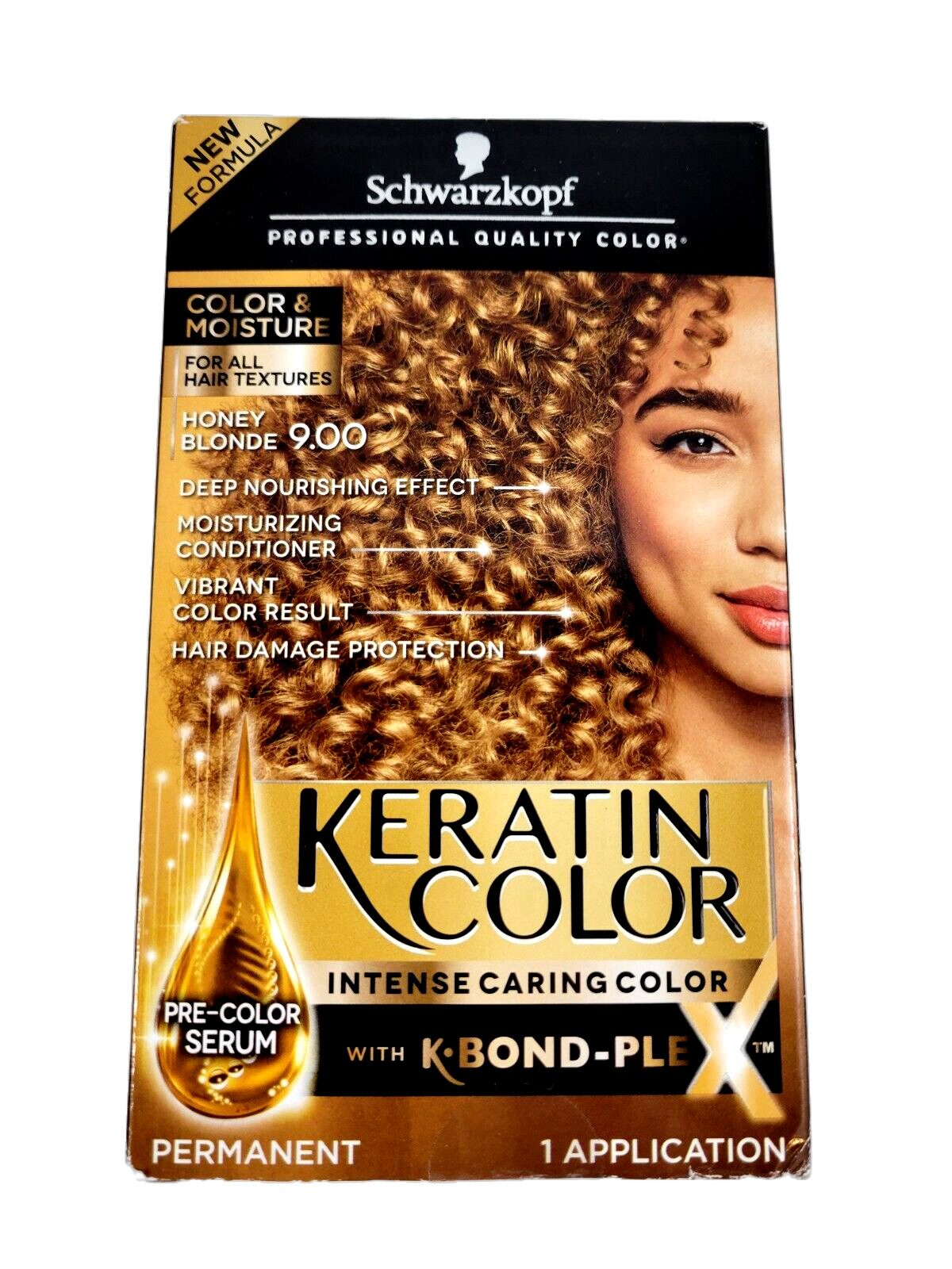 Permanent Anti-age Hair Color ~ 9.00 Honey Blonde 1kit