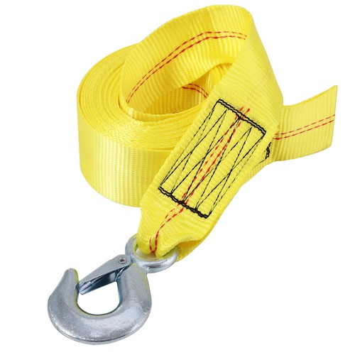 Heavy Duty Fulton Perfpormance Winch Strap W/Hook 2" X 20' 10,000 Lbs 4000# - Foto 11 di 12