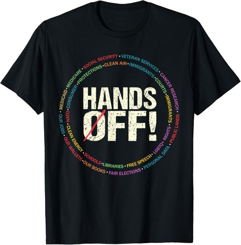 Hands Off Protest Social Security And Medicare Protest T-Shirt