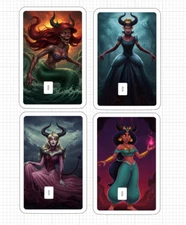 Disney Demon ATM DEBIT CREDIT CARD Skin Sticker Princess Halloween Cinderella