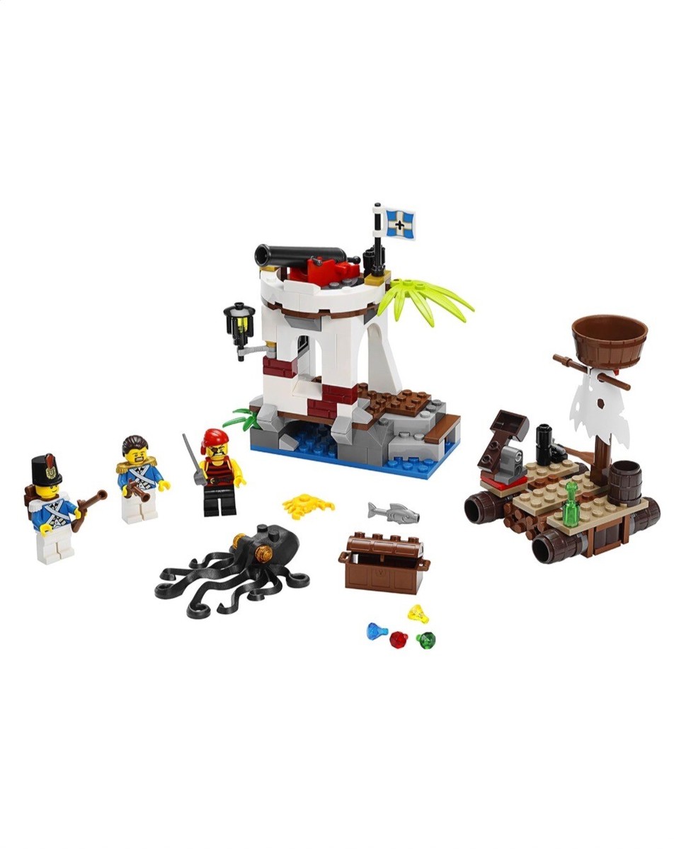 pirates出品 Vintage LEGO Pirates 6274 Caribbean Clipper Kit Complete +